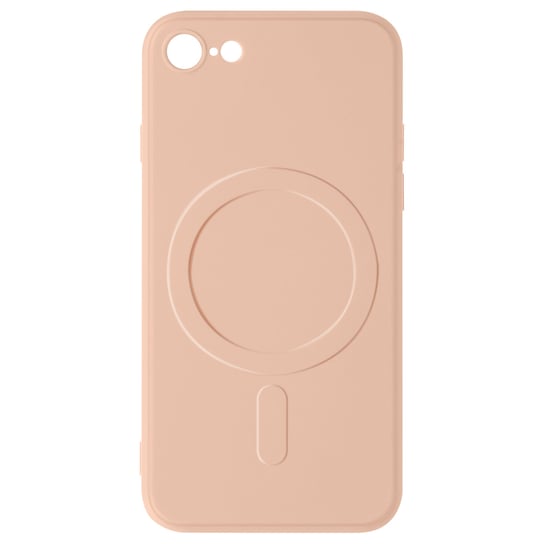 Magsafe iPhone SE 2022, 2020, 8, 7 Etui Silikonowe miękkie w dotyku wnętrze Mag Cover Avizar