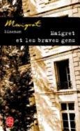 Maigret et les braves gens Simenon Georges