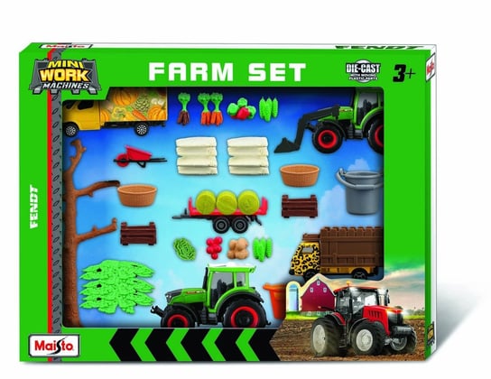 Maisto 12565 Traktor Z Farmą 25655 Maisto