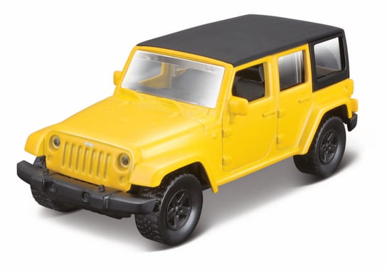 Maisto, model do składania Jeep Wrangler Unlimited 2015, żółty Maisto