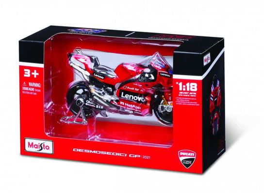 Maisto, Model Gp Racing Ducati 650 Lenovo 1/18 Maisto