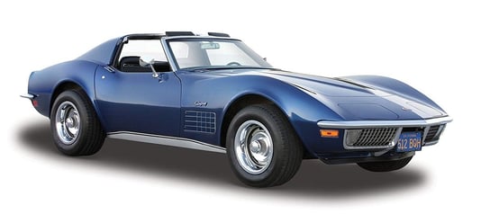 Maisto, model kolekcjonerski Chevrolet Corvette 1970 Niebieski Maisto