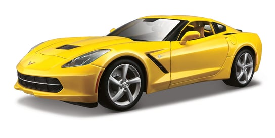 Maisto, model kolekcjonerski Corvette Stingray 2014 Żółty 1/18 Maisto