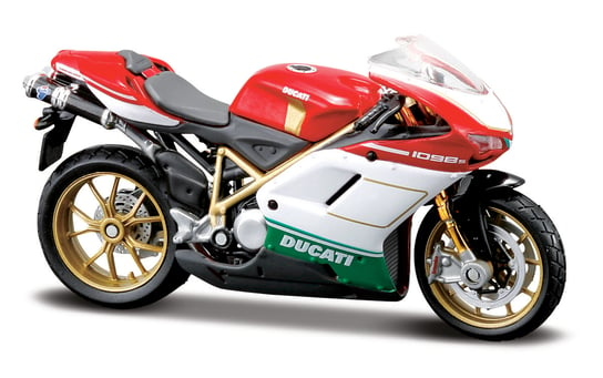 Maisto, model kolekcjonerski Ducati 1098S Z Podstawką 1/18 Maisto