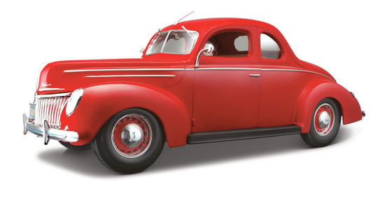 Maisto, model kolekcjonerski Ford Deluxe Coupe 1939 Czerwony 1/18 Maisto