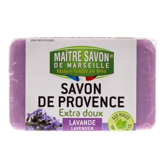 Maitre Savon De Marseille, mydło marsylskie lawenda, 100 g Maitre Savon De Marseille