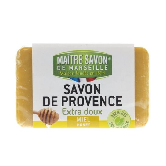 Maitre Savon De Marseille, mydło marsylskie miód, 100 g Maitre Savon De Marseille