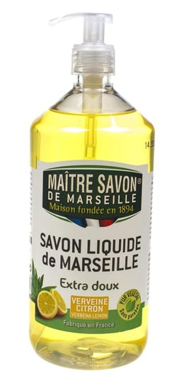 Maitre Savon De Marseille, mydło marsylskie w płynie cytrynowe, 1000 ml Maitre Savon De Marseille