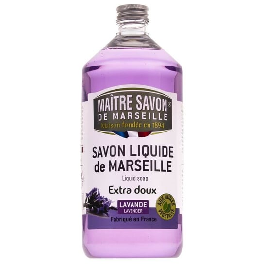 Maitre Savon De Marseille, mydło marsylskie w płynie lawendowe, 1000 ml Maitre Savon De Marseille