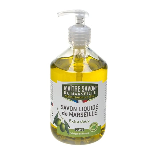 Maitre Savon De Marseille, mydło marsylskie w płynie oliwkowe, 500 ml Maitre Savon De Marseille