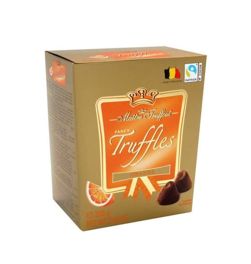 MaitreTruffout Belgijskie Trufle Pomarańczowe 200 g Inna marka