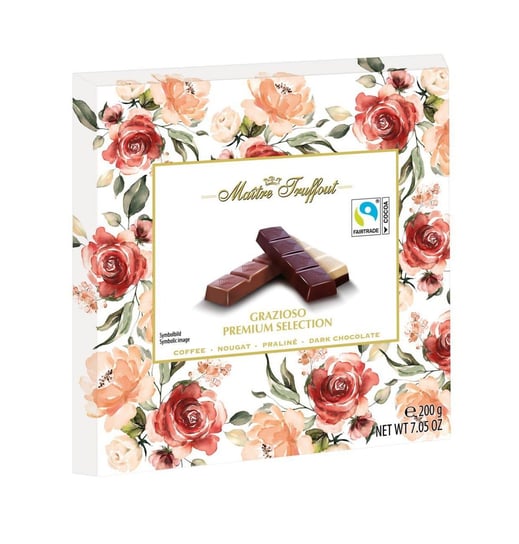 MaitreTruffout Grazioso Premium Selection Mieszanka Czekoladek 200 g Inna marka