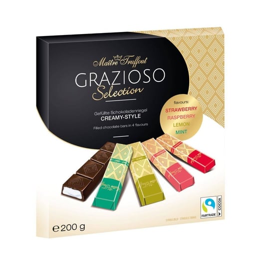 MaitreTruffout Grazioso Selection Creamy Style Mieszanka Czekoladek  200 g inna (Inny)