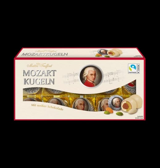 MaitreTruffout Mozartkugeln mit weißer Schokolade 200 g Inna marka