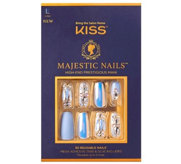 Majestic Nails My Jewel Kiss, Sztuczne paznokcie, 30 szt. KISS