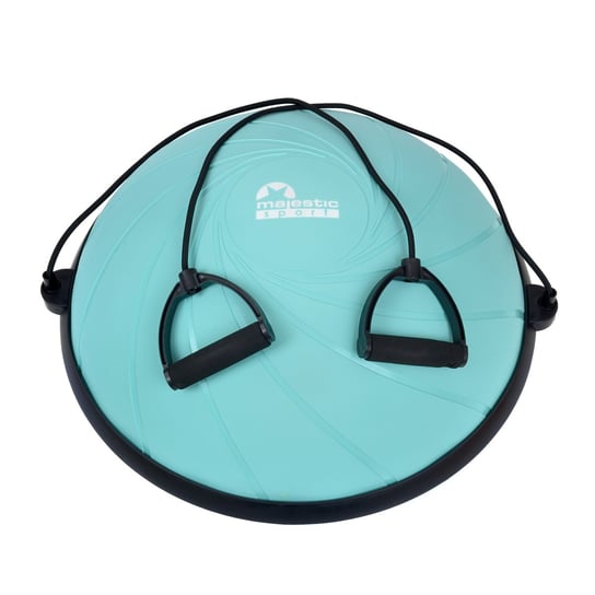 Majestic Sport, Platforma do balansowania, trener równowagi z linkami, miętowy, 58cm Majestic Sport
