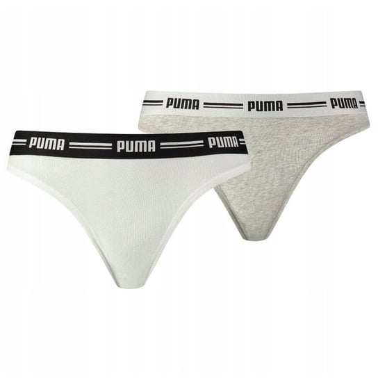 Majtki damskie Puma ICONIC STRING 2-PACK białe 90706703-XL Inna marka