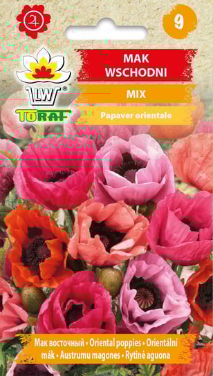 MAK WSCHODNI (PAPAVER ORIENTALE) MIX KOLORÓW 0,5 GRAMA NASION Toraf