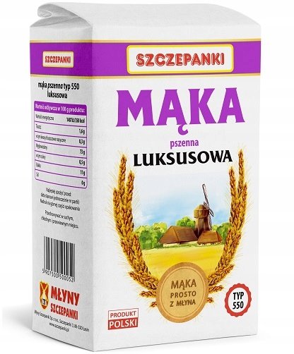 Mąka 1Kg Luksusowa Typ 550 Szczepanki Inny producent