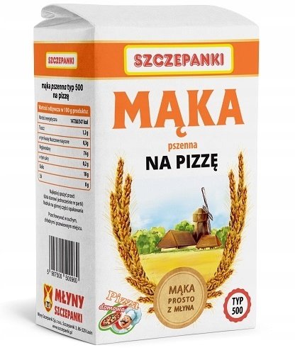 Mąka 1Kg Na Pizzę Typ 500 / Szczepanki Szczepanki