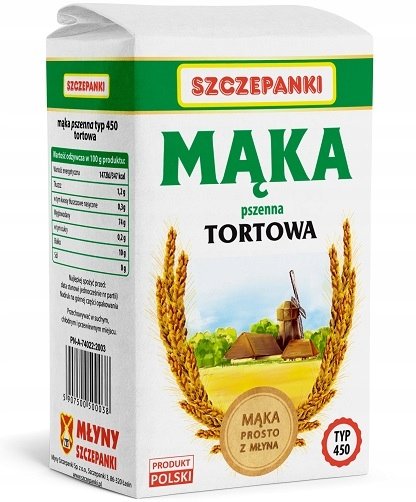Mąka 1Kg Tortowa Typ 450 Szczepanki Inny producent