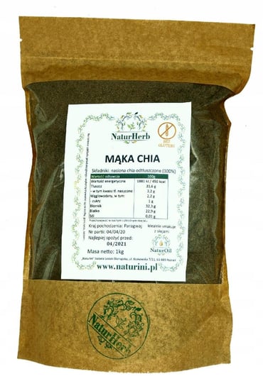 Mąka Chia NATURINI, 1 kg Naturini