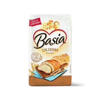 Mąka pszenna Chlebowa T 680 Basia 1 kg Basia