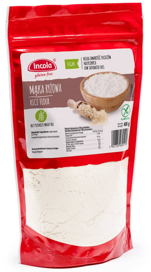 Mąka Ryżowa bezglutenowa 400g - Incola INCOLA