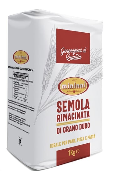 Mąka Semola Rimacinata Di Grano Duro 1kg- mininni Inny producent