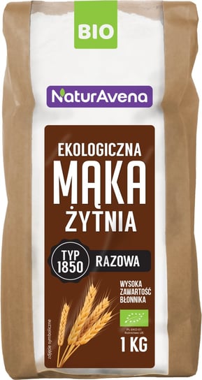 Mąka Żytnia Typ 1850 BIO 1kg - NaturAvena Naturavena