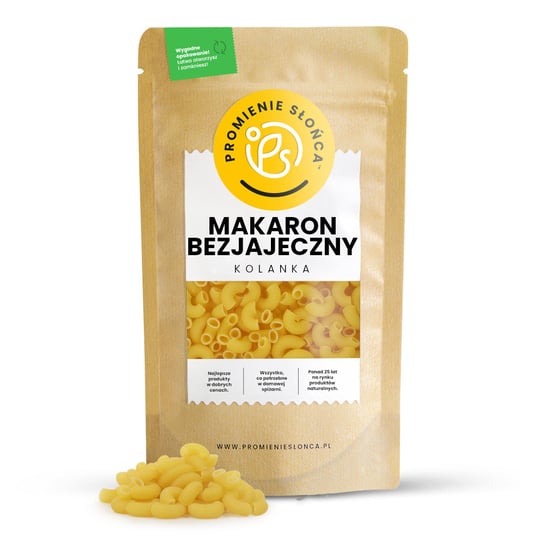 Makaron bezjajeczny - kolanka 500g PROMIENIE SŁOŃCA