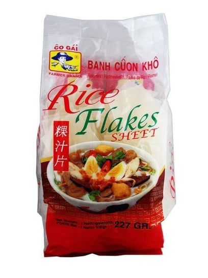 Makaron Ryżowy Płatki Arkusze Flakes Rice Kuchnia Świata Farmer 227G FARMER BRAND