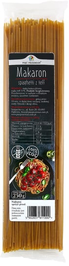 Makaron Spaghetti z Teff bezglutenowy 250g - Pięć Przemian PIĘĆ PRZEMIAN