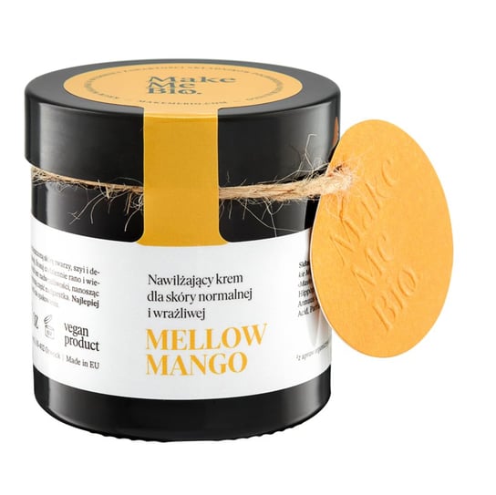 Make Me Bio, Mellow Mango, nawilżający krem dla skóry normalnej i wrażliwej, 60 ml Make Me BIO