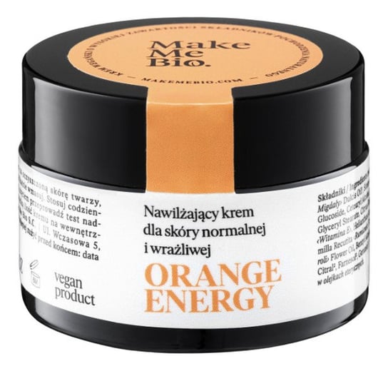 Make Me Bio Orange Energy Krem nawilżający dla skóry normalnej i wrażliwej 30ml Make Me BIO