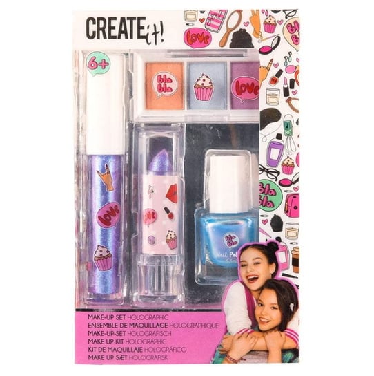 Make Up Zestaw Holograficzny Dla Dzieci Makijaż Bezpieczny Create It Create it