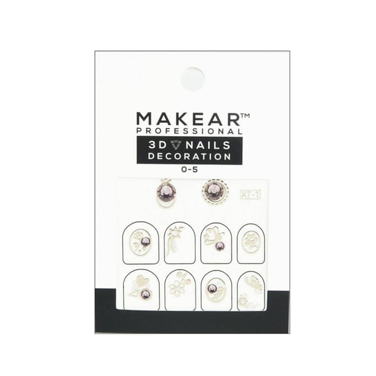 Makear 3D Nails Decoration 05 - naklejki do paznokci z cyrkoniami MAKEAR