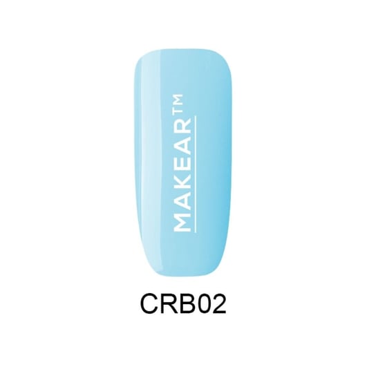 Makear Rubber Base Color Azzure - Kolorowa Baza Kauczukowa CRB02 MAKEAR