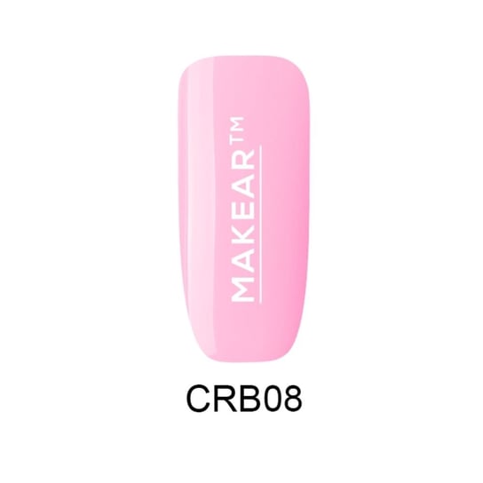 Makear Rubber Base Color Candy Pink - Kolorowa Baza Kauczukowa CRB08 MAKEAR