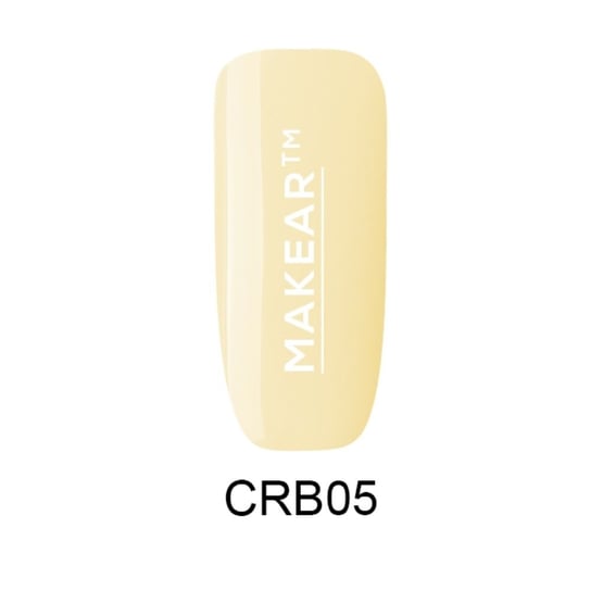 Makear Rubber Base Color Sunny - Kolorowa Baza Kauczukowa CRB05 MAKEAR