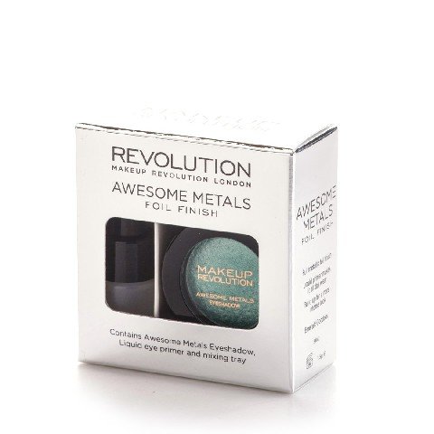 Makeup Revolution, Awesome Metals Foil Finish, metaliczny cień do powiek Emerald Goddes, 6 g Makeup Revolution