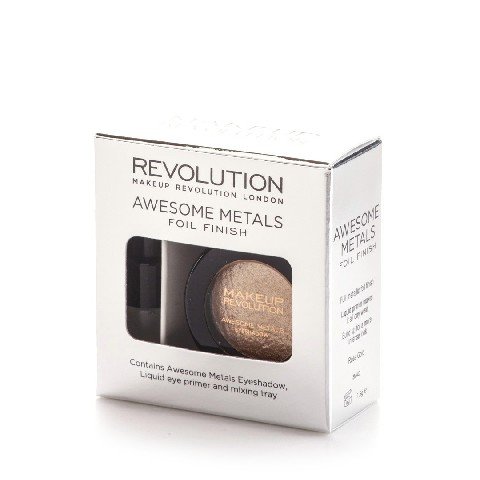 Makeup Revolution, Awesome Metals Foil Finish, metaliczny cień do powiek Rose Gold, 6 g Makeup Revolution