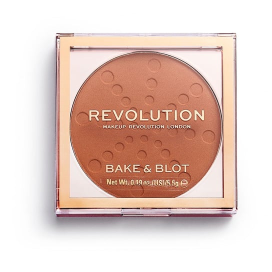Makeup Revolution, Bake & Blot, prasowany puder Orange, 5,5 g Makeup Revolution