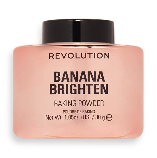 Makeup Revolution, Baking Powder, Rozświetlający sypki puder do twarzy, Banana Brighten, 30g Makeup Revolution