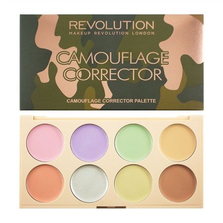 Makeup Revolution, Camouflage Corrector Palette, zestaw do korygowania niedoskonałości, 10 g Makeup Revolution
