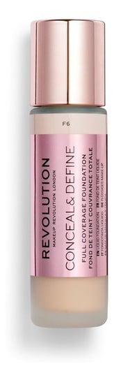 Makeup Revolution, Conceal and Define Foundation Full Coverage, Kryjący podkład do twarzy F6, 23 ml Makeup Revolution
