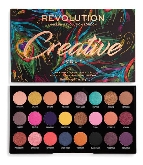 Makeup Revolution, Creative, paleta cieni do powiek Vol 1, 12 g Makeup Revolution