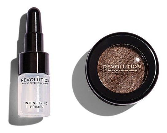 Makeup Revolution, Flawless Foils, cień do powiek metaliczny + baza 09 Aluminium Overcome Makeup Revolution