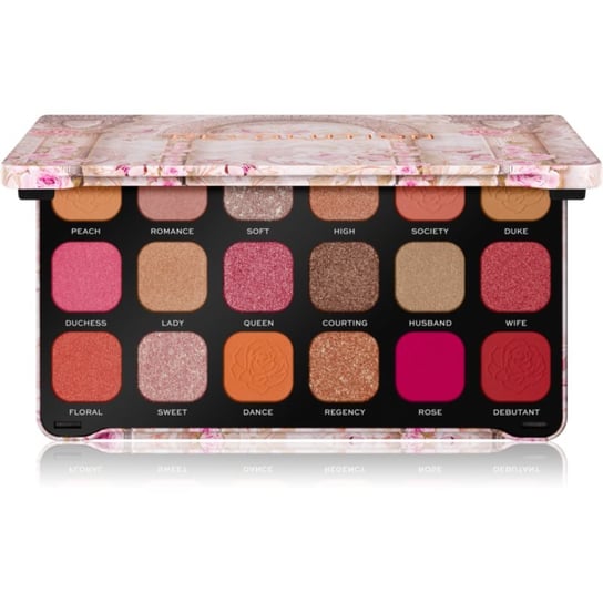 Makeup Revolution, Forever Flawless paleta cieni do powiek odcień Regal Romance 18 x 1.1 g Makeup Revolution