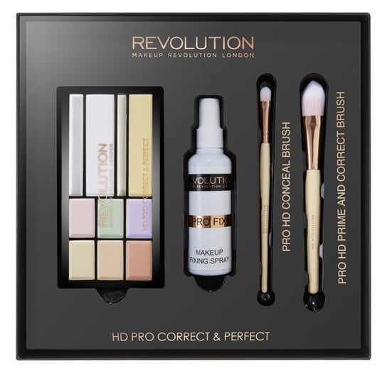 Makeup Revolution, HD Pro Correct & Perfect, zestaw, 4 szt. Makeup Revolution